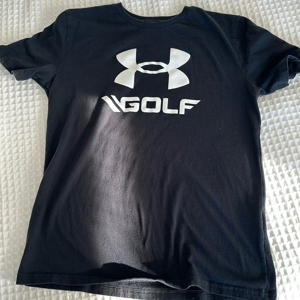 Under armour boys, golf T-shirt